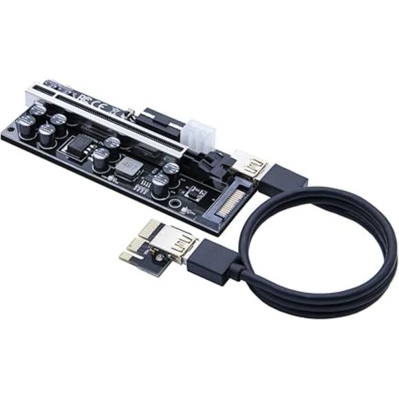 Pro PCIe Riser, GPU Riser Card for Crypto Mining - 6pack - Picture 1 of 6